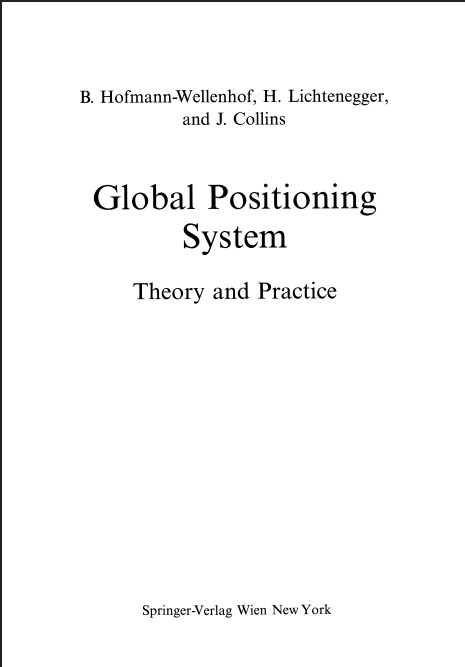 Global Positioning System: Theory and Practice